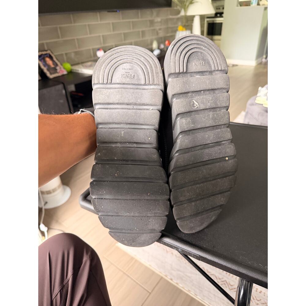 Fendi Black Yellow Sneaker - Picture 5 of 6